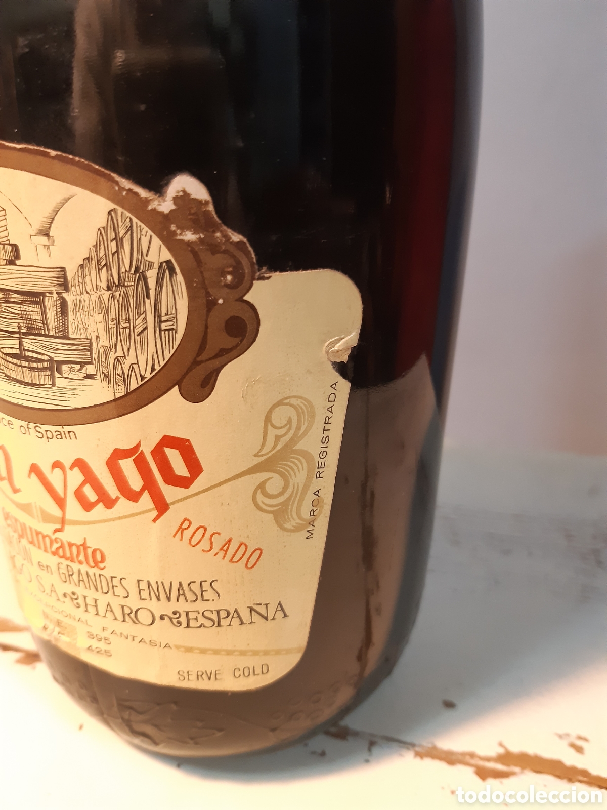Coleccionismo de cava: BOTELLA DOM YAGO ESPUMOSO - Foto 4