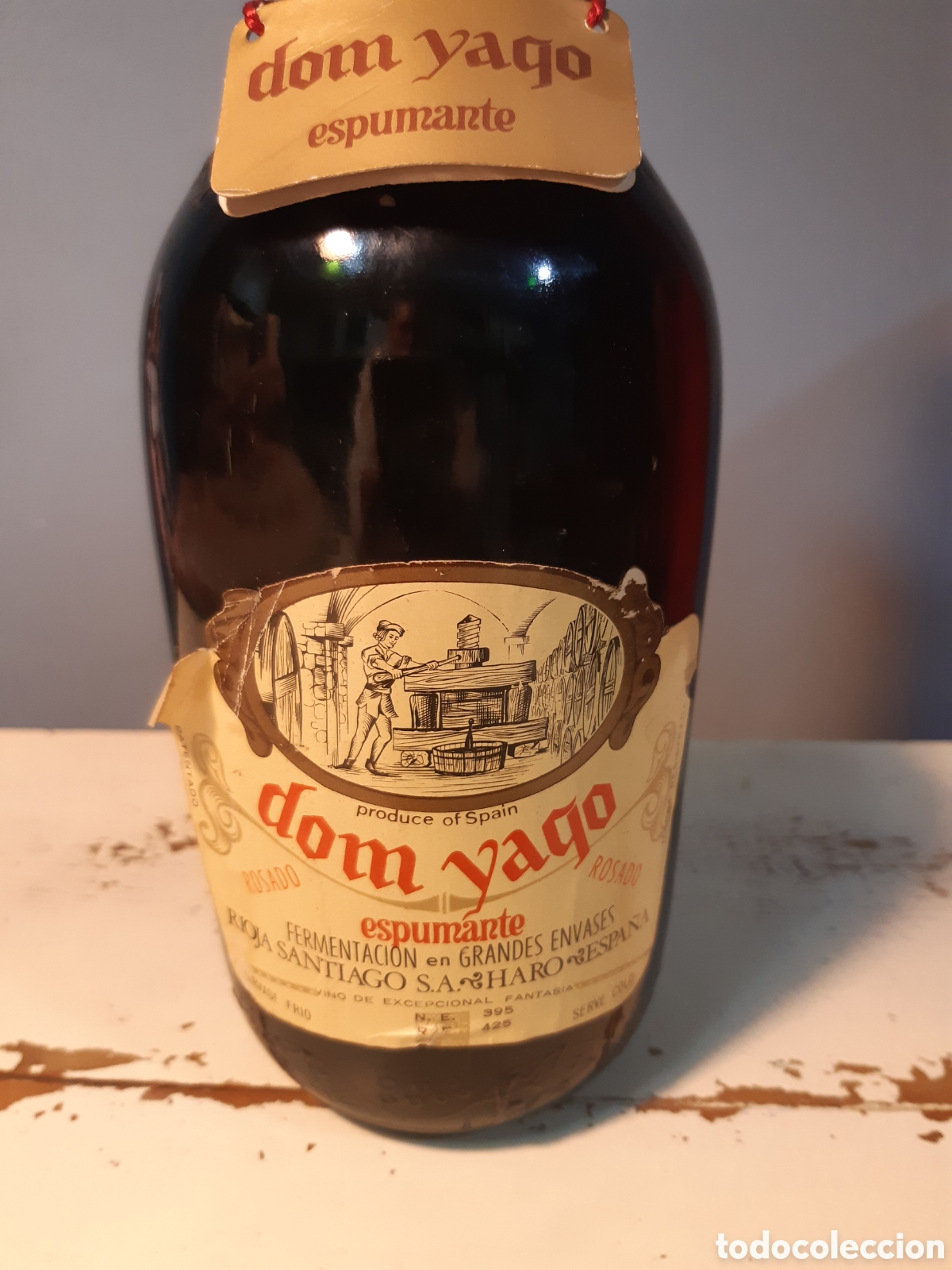 Coleccionismo de cava: BOTELLA DOM YAGO ESPUMOSO - Foto 1