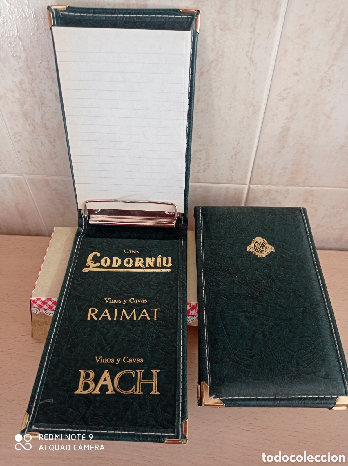 Coleccionismo de cava: CAVAS CODORNIU -RAIMAT-BACH, LIBRETA COMANDAS - Foto 1