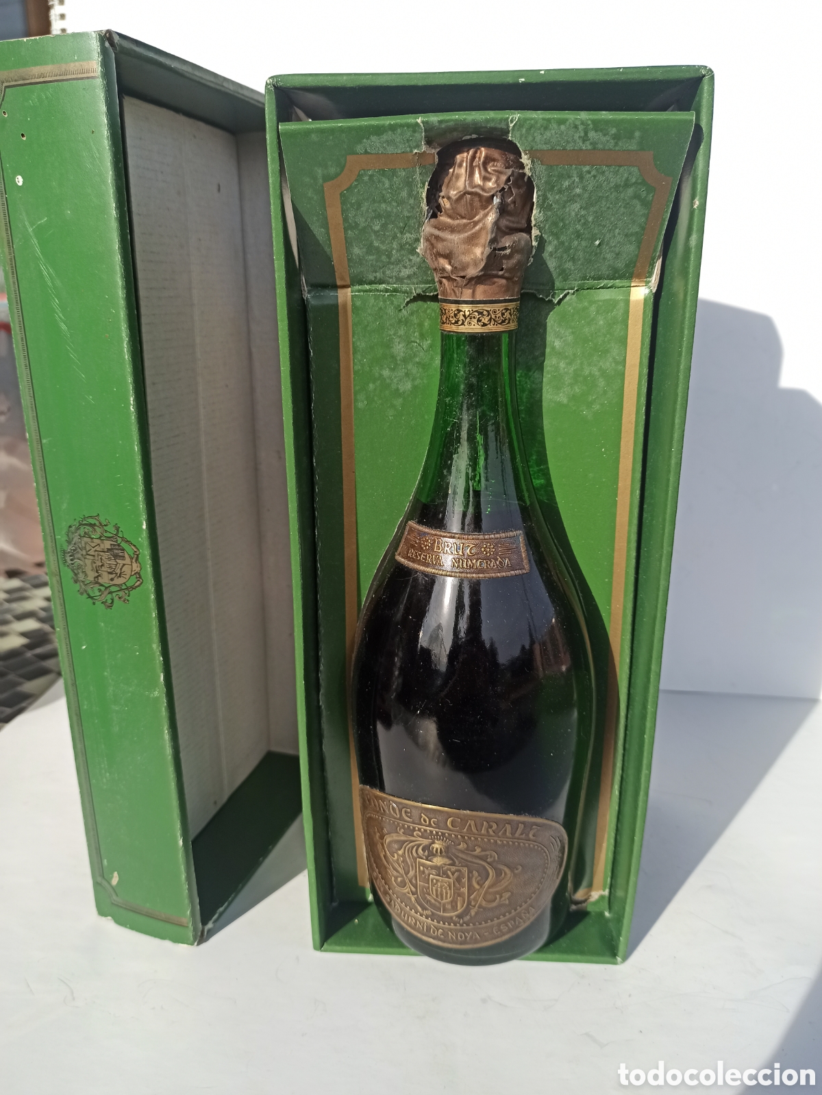 Coleccionismo de cava: Botella de cava con su caja - Foto 2