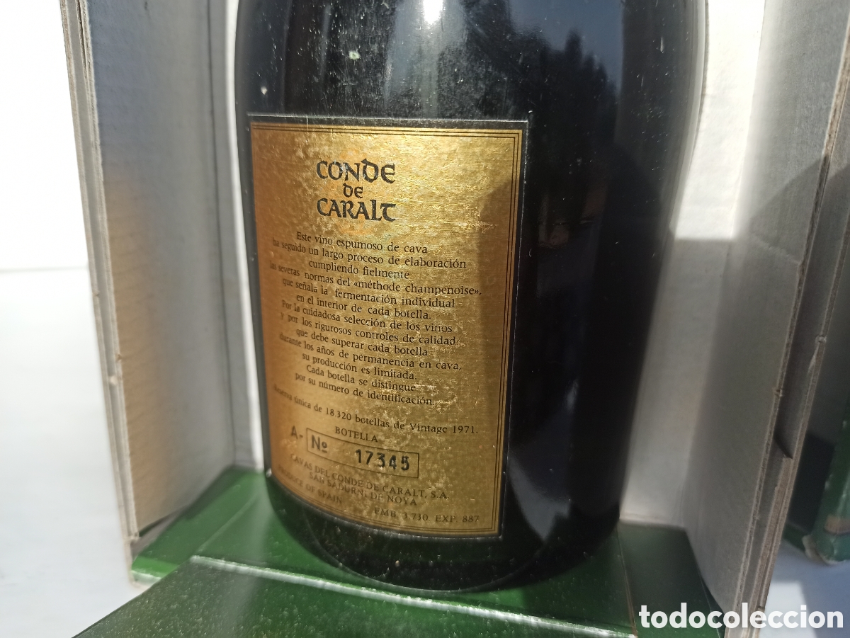 Coleccionismo de cava: Botella de cava con su caja - Foto 5