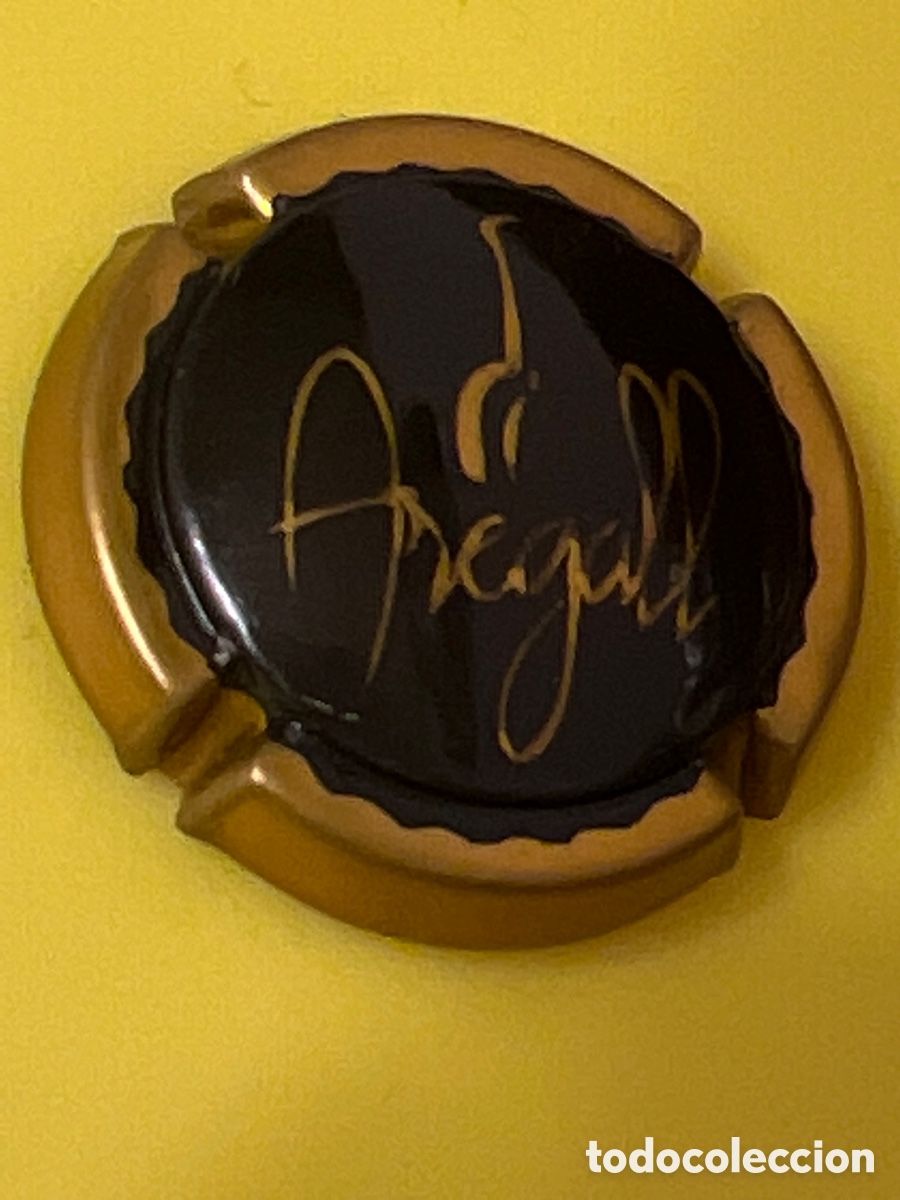 Coleccionismo de cava: T724. PLACA DE CAVA AREGALL USADA - Foto 1