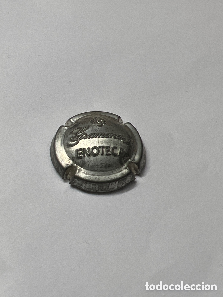 Coleccionismo de cava: Z1. PLACA DE CAVA GRAMONA ENOTECA - Foto 2