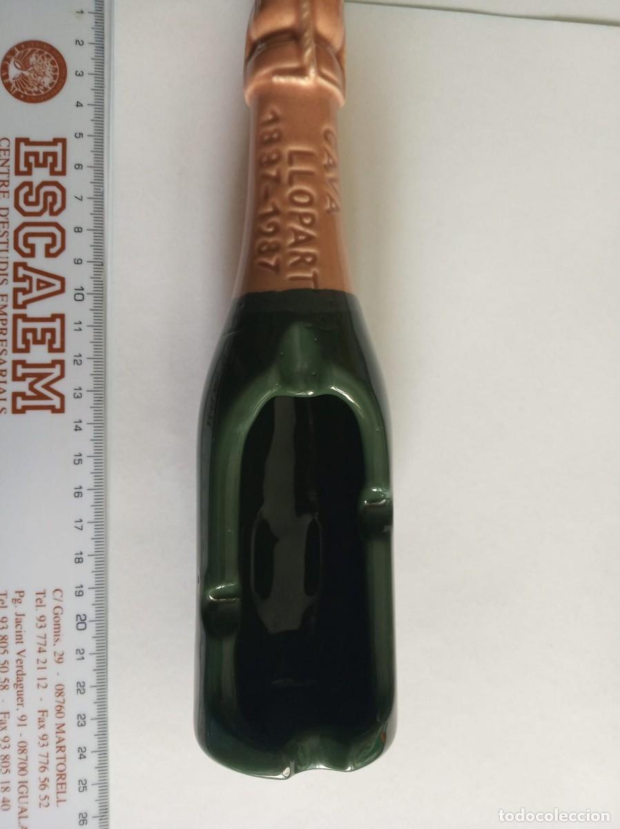 Coleccionismo de cava: Botella LLopart forma cenicero - Foto 3