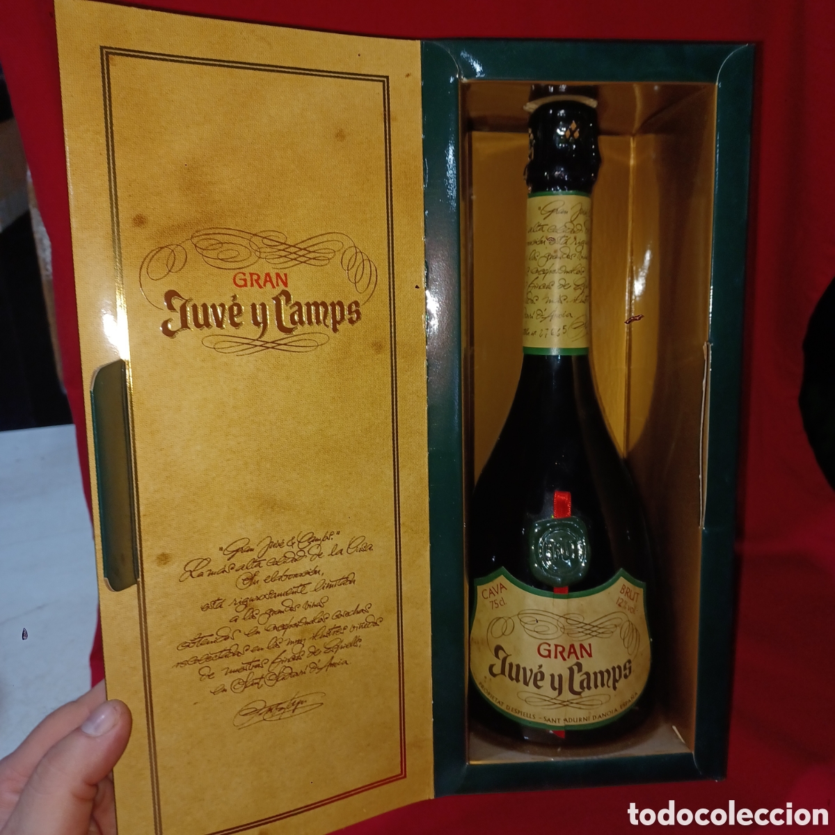 Coleccionismo de cava: Botella Gran Reserva Juve y Camps - Foto 2