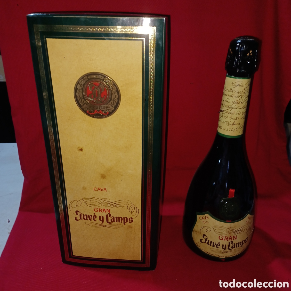 Coleccionismo de cava: Botella Gran Reserva Juve y Camps - Foto 3