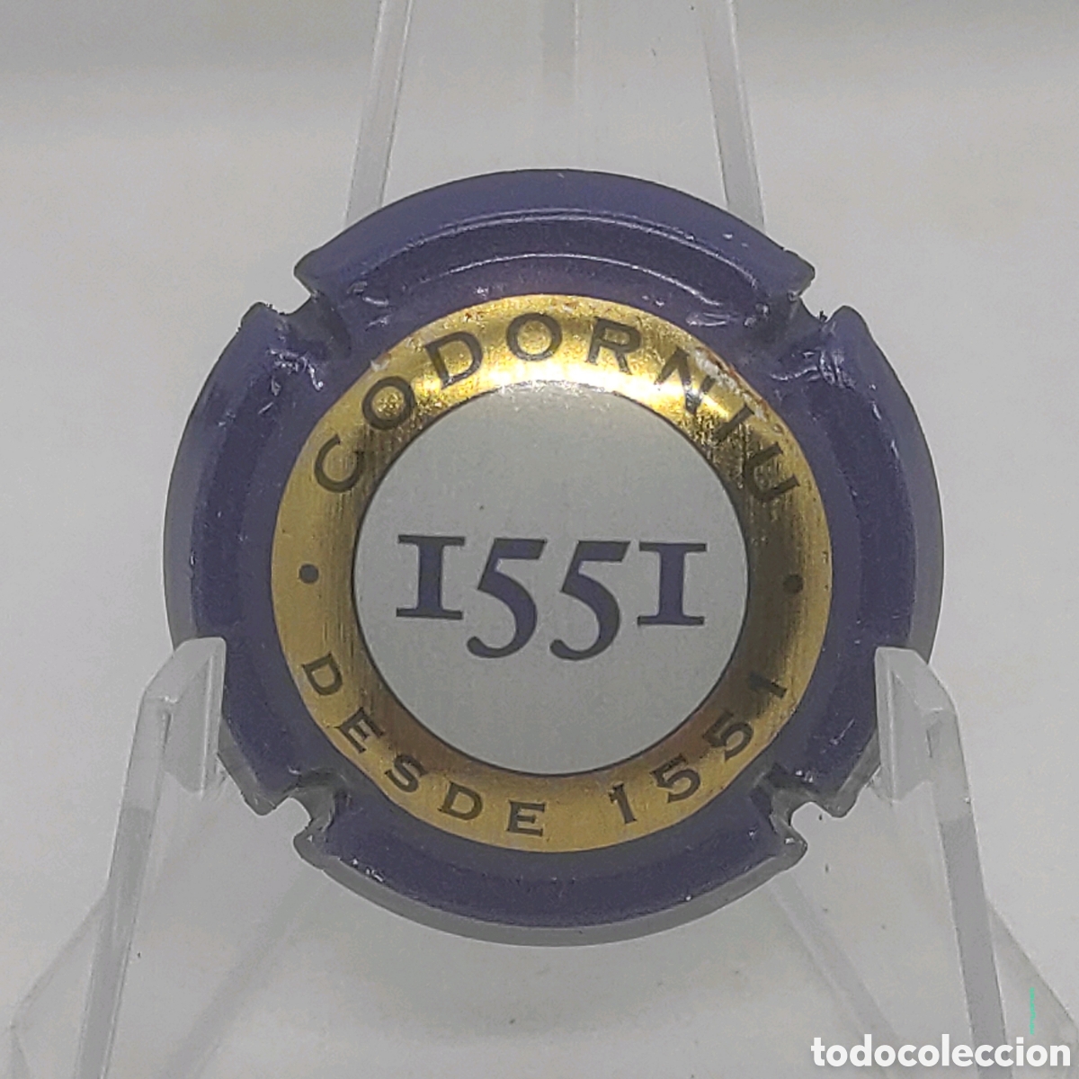 Coleccionismo de cava: Placa de cava Codorniu 1551 - Foto 1