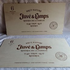 Coleccionismo de cava: LOTE 2 VIEJAS TAPAS DE CAVA JUVÉ & CAMPS