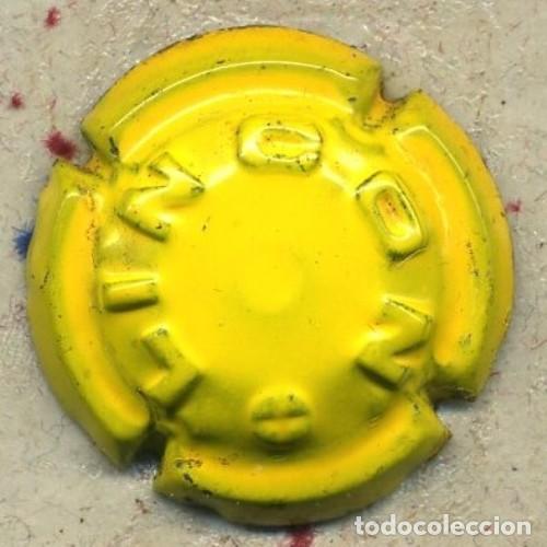 Coleccionismo de cava: cava placa LINCON estampada - amarillo - chapa capsule cap - Foto 1