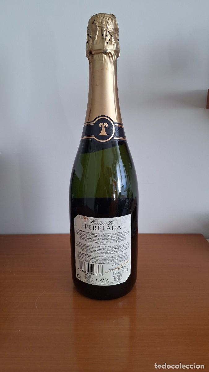 Coleccionismo de cava: Botella Cava, Castillo Perelada, Brut Reserva, Numerada - Foto 2