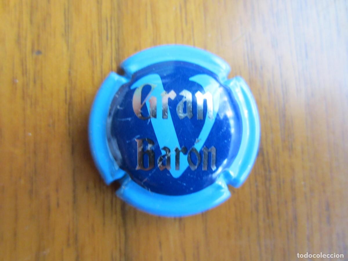 Coleccionismo de cava: PLACA CHAPA DE CAVA-GRAN BARON - Foto 1