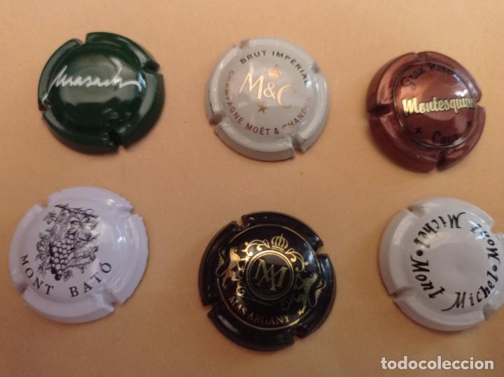Coleccionismo de cava: 6 CHAPAS CAVA VARIADAS - Foto 1