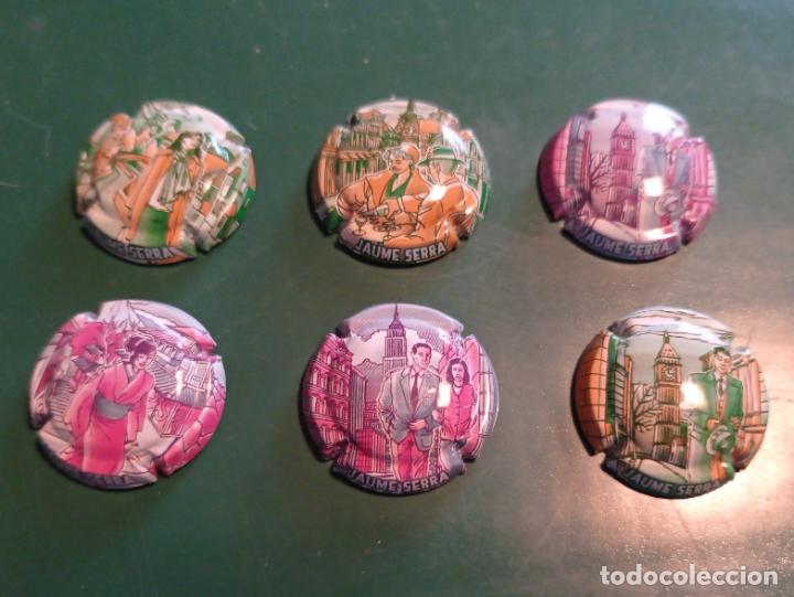Coleccionismo de cava: 6 Chapas Cava Jaume Serra - Foto 1