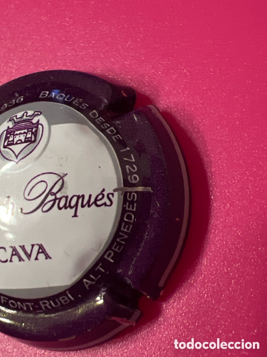 Coleccionismo de cava: M74. PLACA DE CAVA - Cavas Rexach Baqu&eacute;s - Foto 2