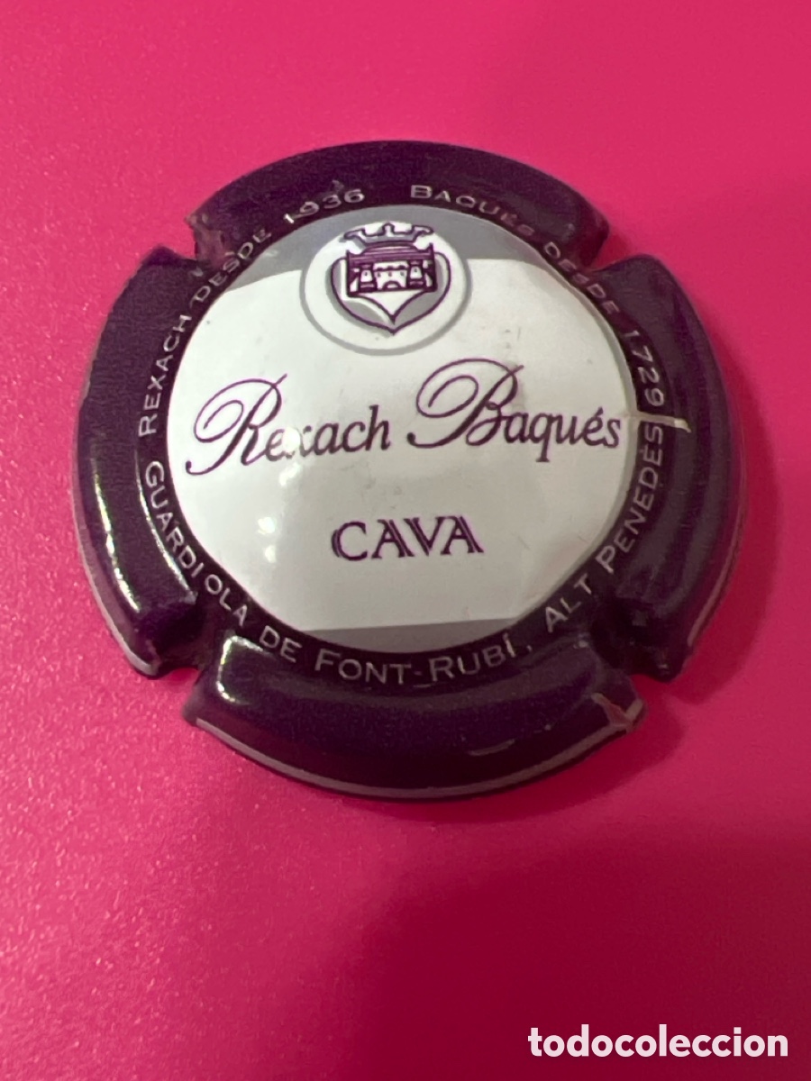 Coleccionismo de cava: M74. PLACA DE CAVA - Cavas Rexach Baqu&eacute;s - Foto 1