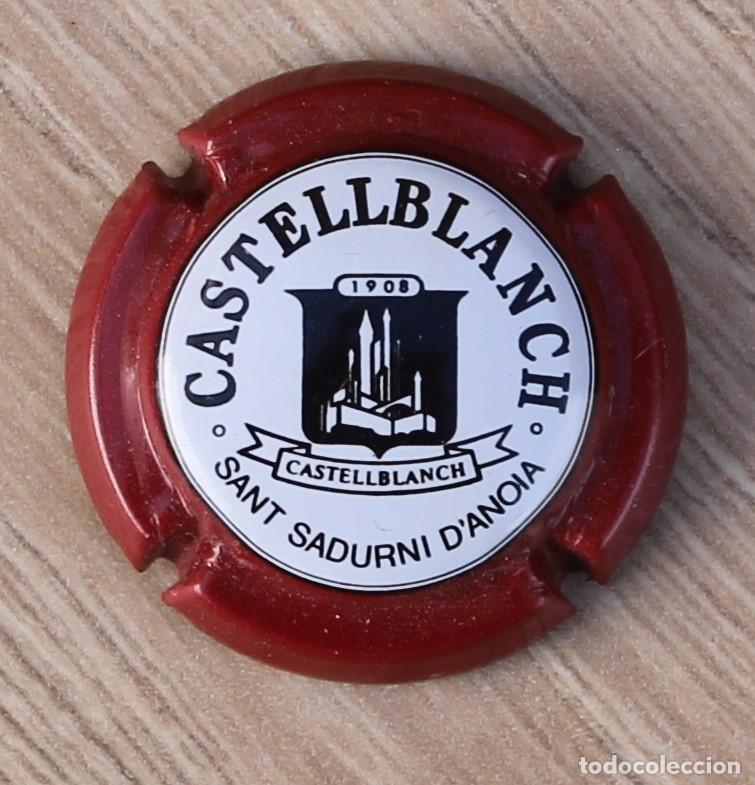 Coleccionismo de cava: PLACA CHAPA DE CAVA - CASTELLBLANCH - Foto 1