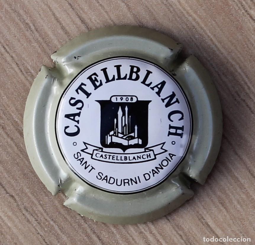 Coleccionismo de cava: PLACA CHAPA DE CAVA - CASTELLBLANCH - Foto 1