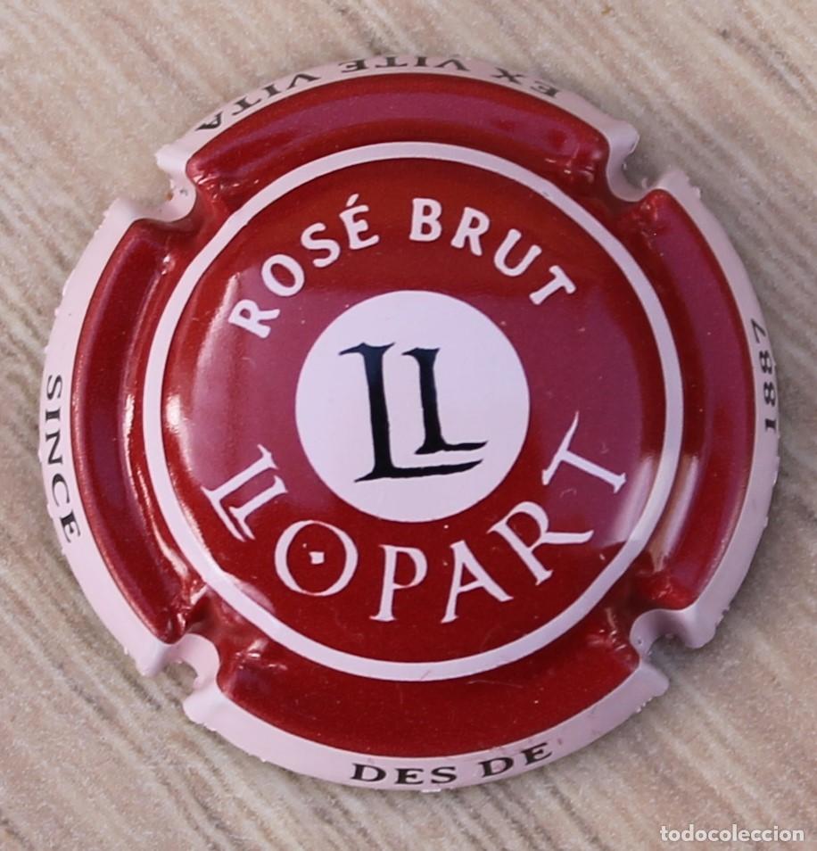 Coleccionismo de cava: PLACA CHAPA DE CAVA - LLOPART - ROSE BRUT - Foto 1