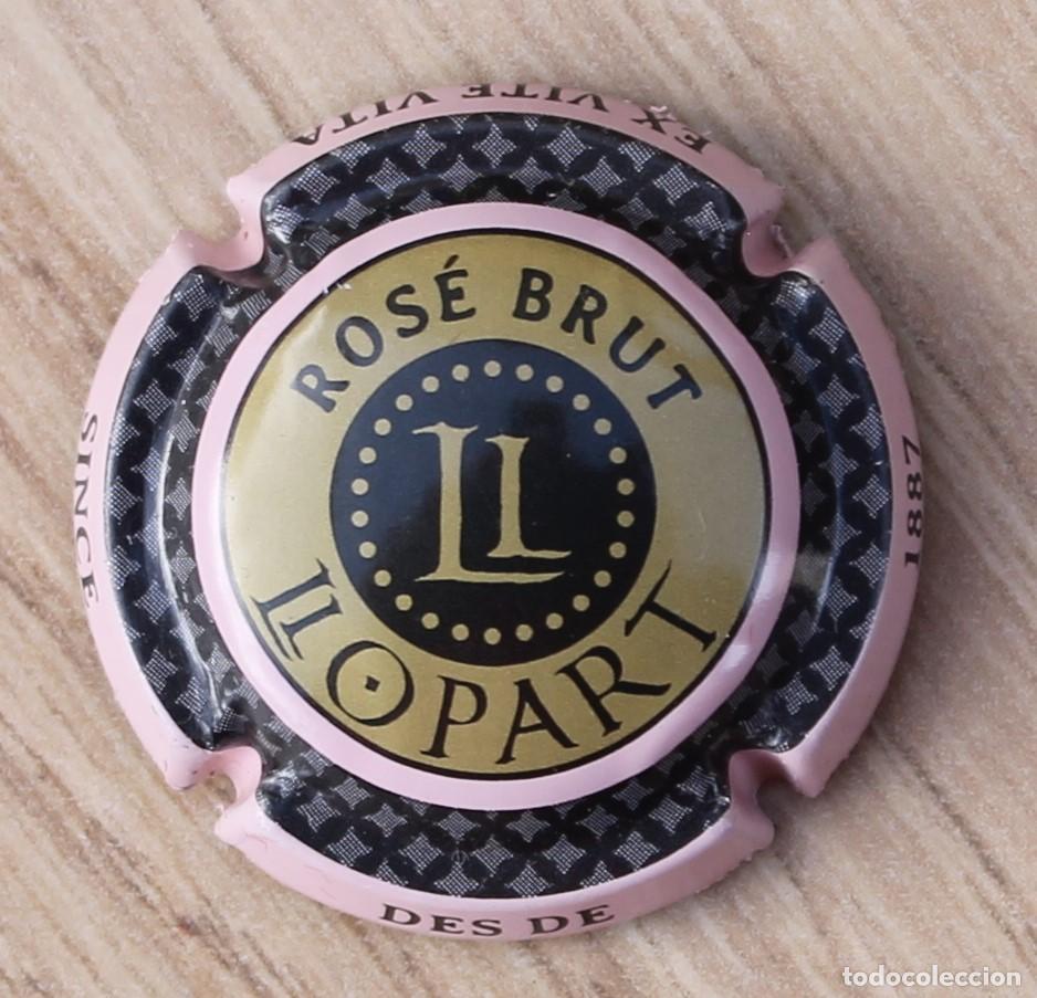 Coleccionismo de cava: PLACA CHAPA DE CAVA - LLOPART - ROSE BRUT - Foto 1