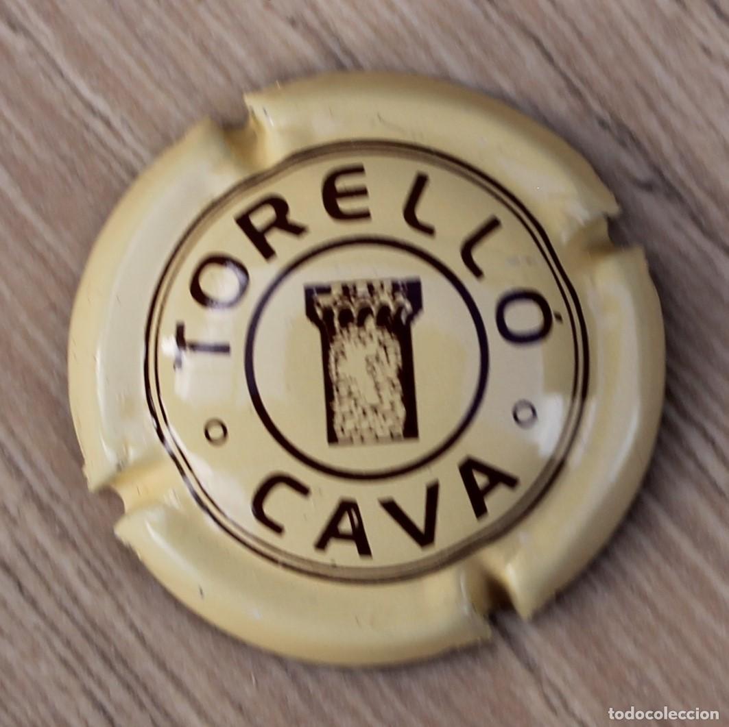 Coleccionismo de cava: PLACA CHAPA DE CAVA - TORELLO - Foto 1