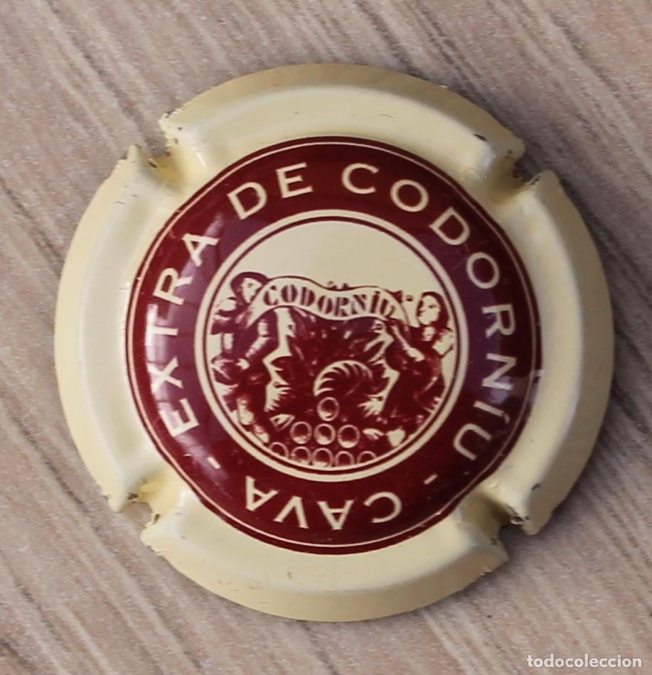Coleccionismo de cava: PLACA CHAPA DE CAVA - EXTRA DE CODORNIU - Foto 1