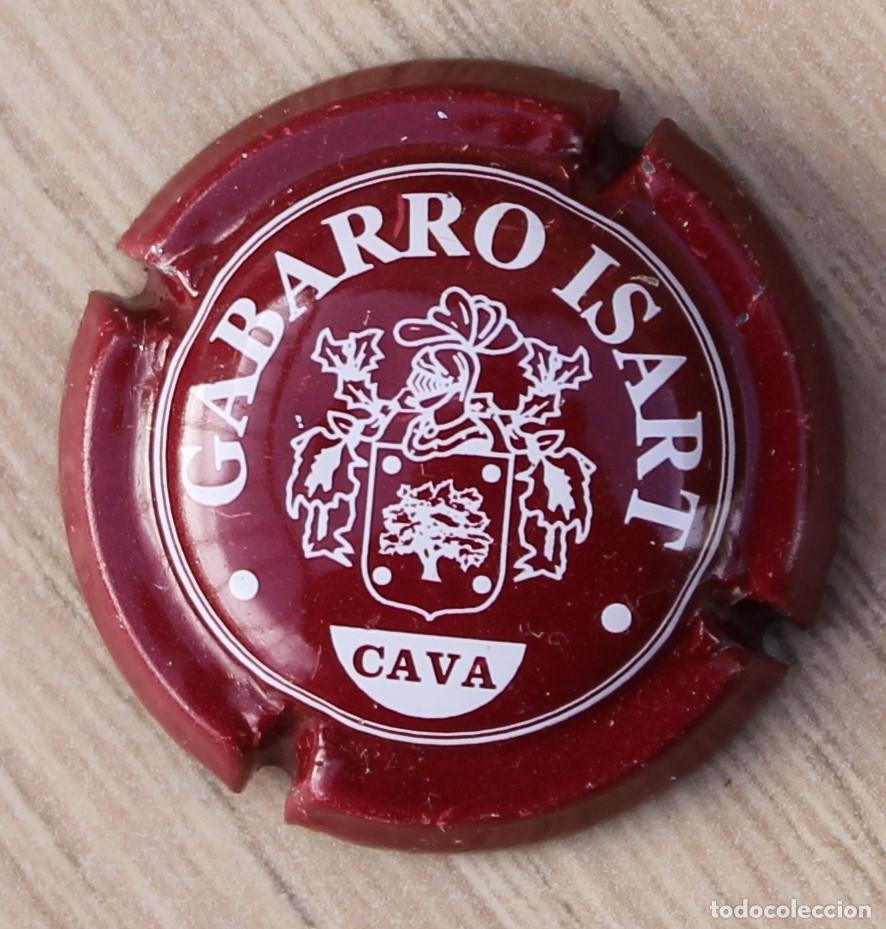 Coleccionismo de cava: PLACA CHAPA DE CAVA - GABARRO ISART - Foto 1