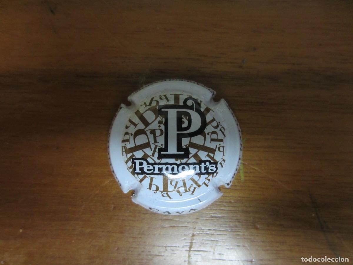 Coleccionismo de cava: PLACA CHAPA DE CAVA PERMONTS - Foto 1