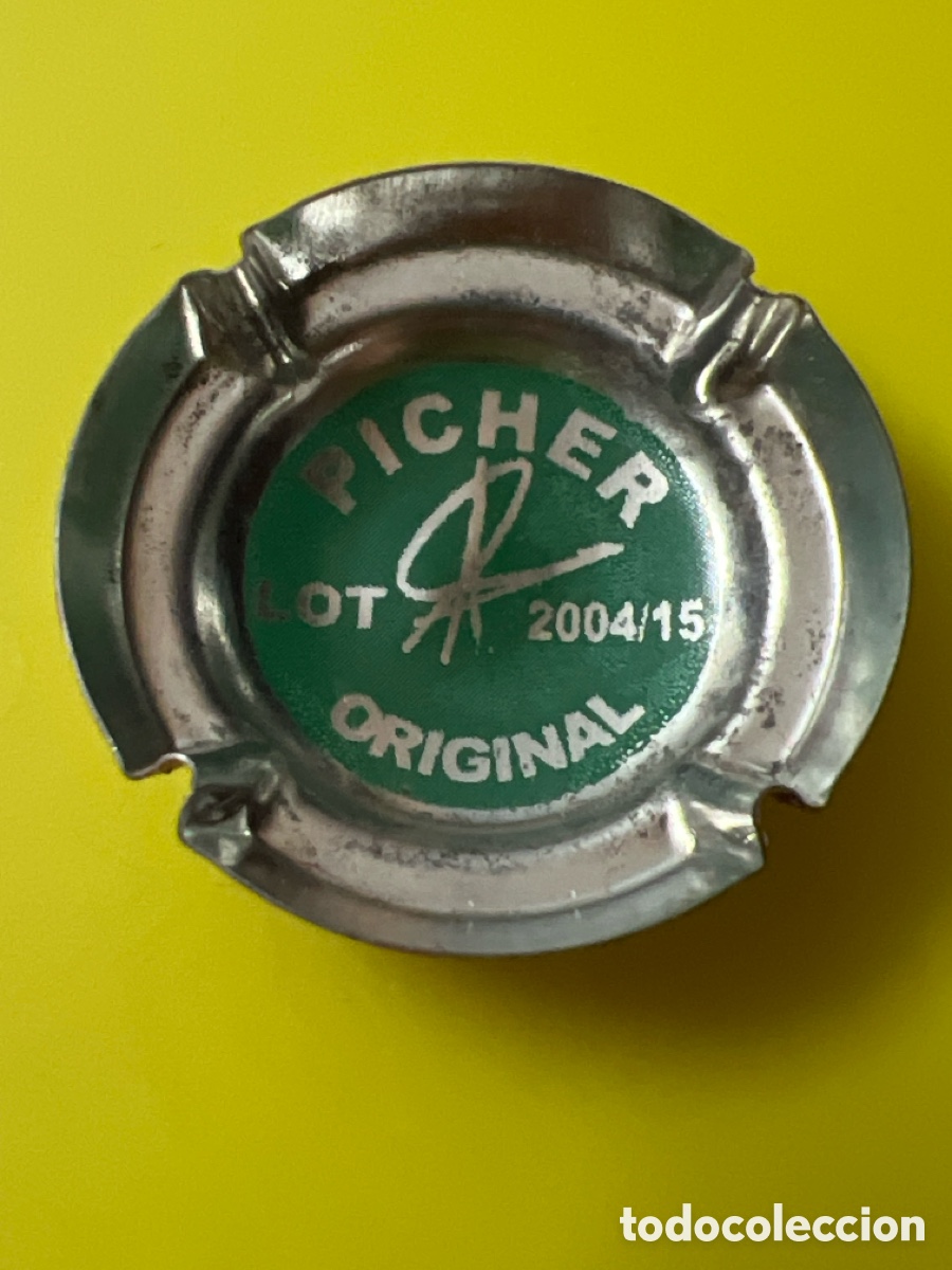 Coleccionismo de cava: F56. PLACA DE CAVA - PICHER - Foto 2