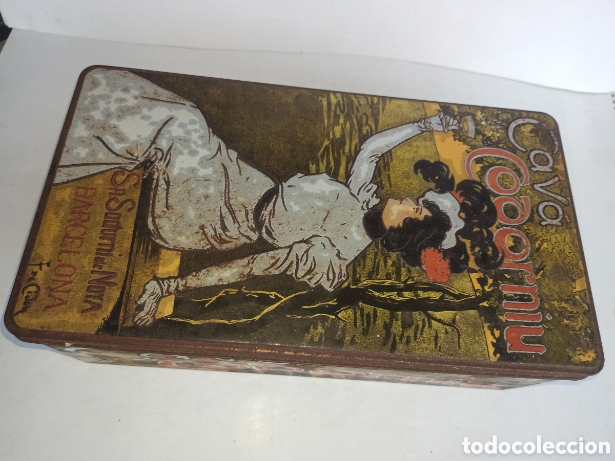 Coleccionismo de cava: Lata Codorn&iacute;u con sus botellas - Foto 2