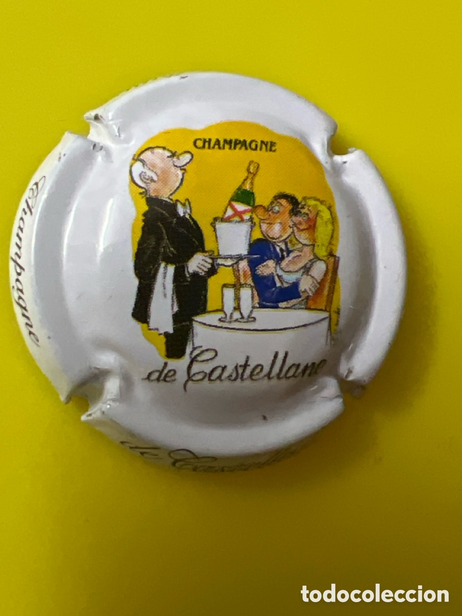 Coleccionismo de cava: A389. PLACA DE CAVA - CHAMPAGNE- LE CASTELLANE - Foto 1