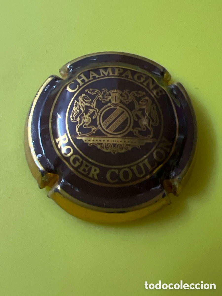 Coleccionismo de cava: A396. PLACA DE CAVA - CHAMPAGNE - ROGER COULON - Foto 1