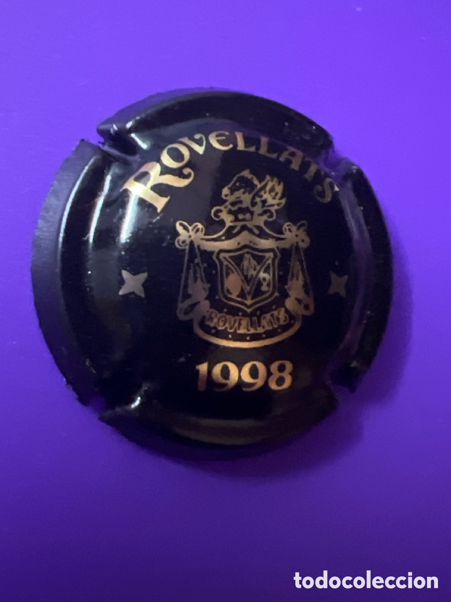 Coleccionismo de cava: Q29. PLACA DE CAVA - ROVELLATS 1998 - Foto 1