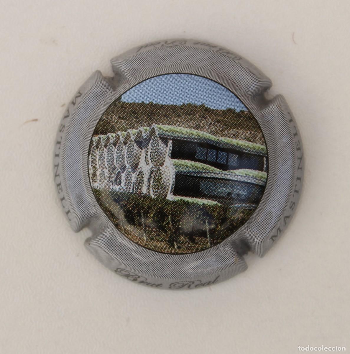 Coleccionismo de cava: PLACA CHAPA DE CAVA - MASTINELL - Foto 1
