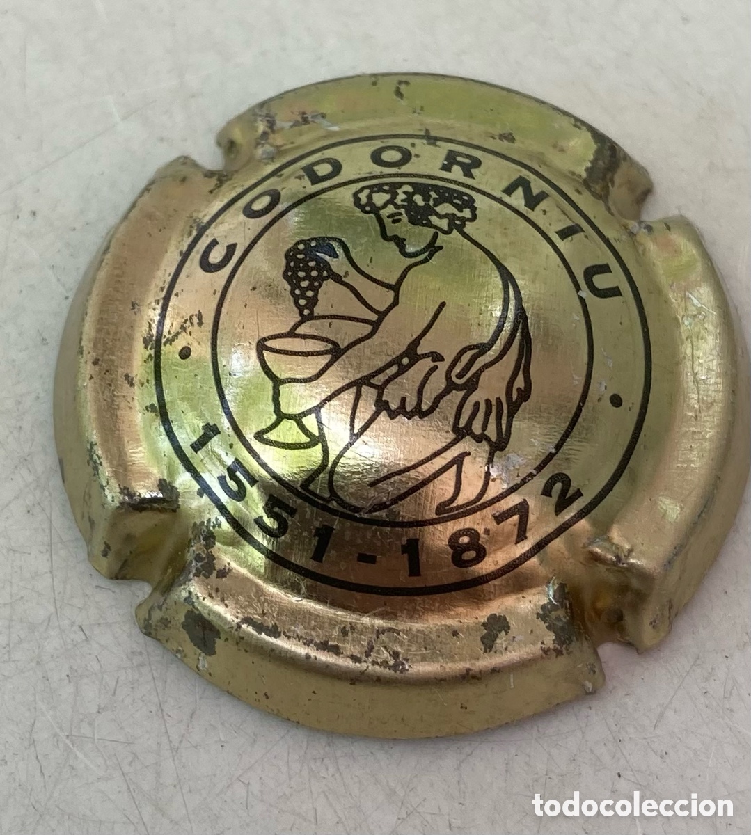 Coleccionismo de cava: CHAPA XAPA CAPSULE PLACA CAVA CODORNIU (2). ALJ-2 - Foto 1