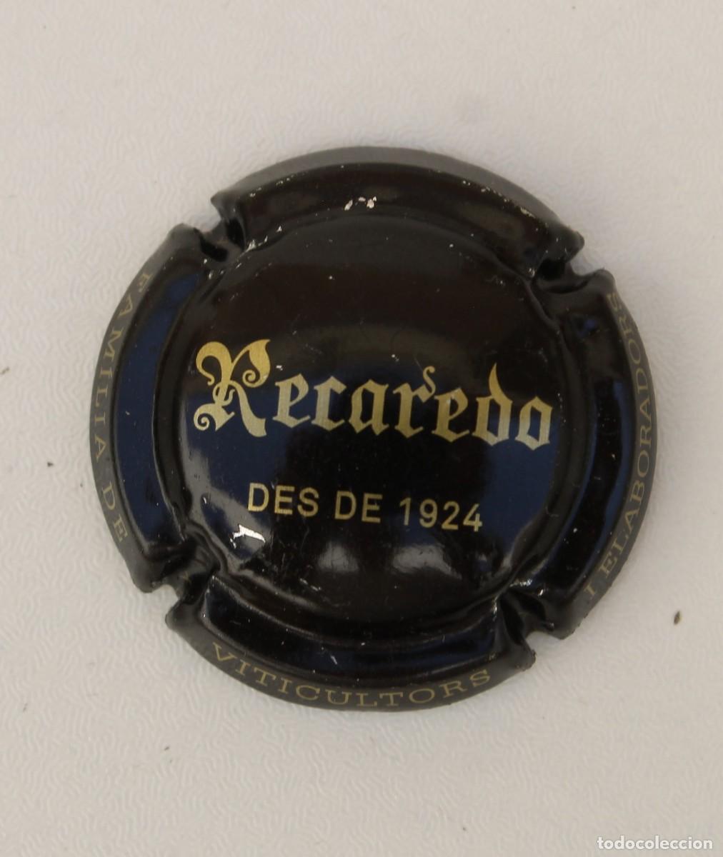 Coleccionismo de cava: PLACA CHAPA DE CAVA- RECAREDO - Foto 1