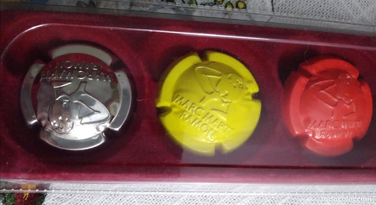 Coleccionismo de cava: 6 chapas de cava MARC MART&Iacute; RAM&Oacute;N - Foto 3