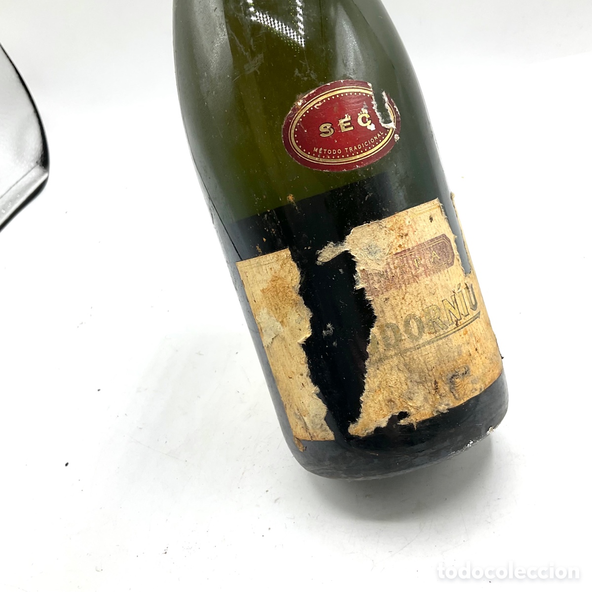 Coleccionismo de cava: BOTELLA DE CAVA CODORNIU EXTRA SEC - Antigua botella llena sin abrir - Foto 4