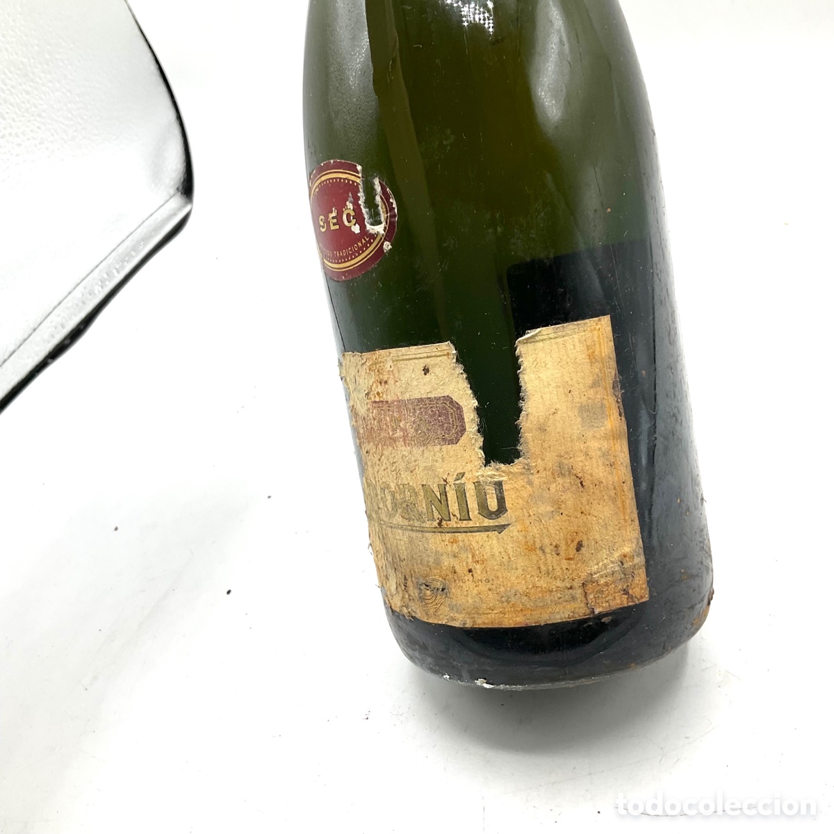 Coleccionismo de cava: BOTELLA DE CAVA CODORNIU EXTRA SEC - Antigua botella llena sin abrir - Foto 5