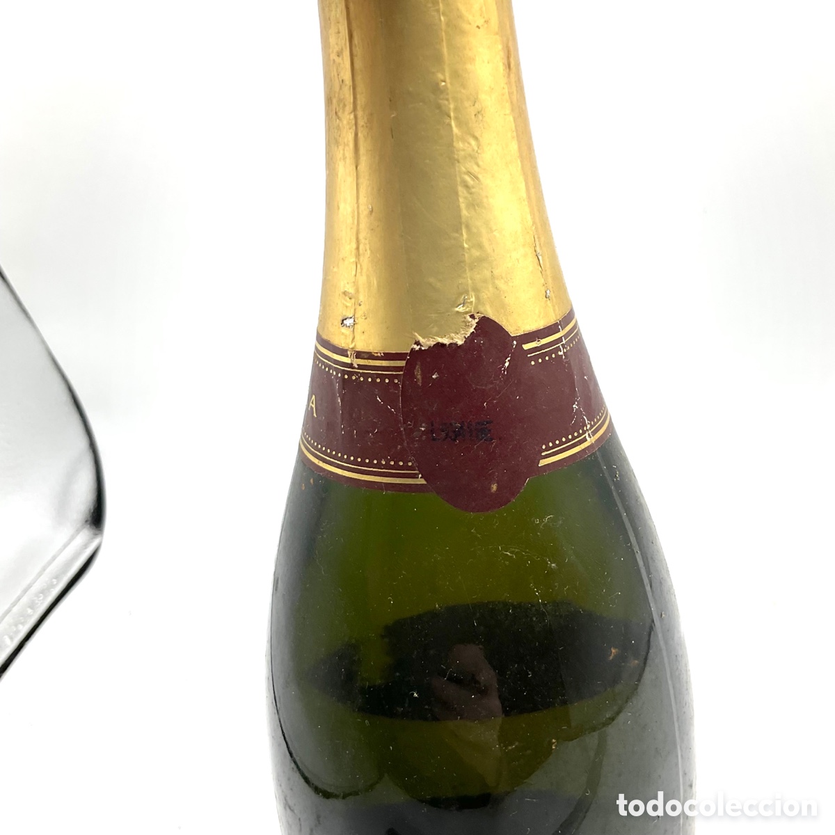 Coleccionismo de cava: BOTELLA DE CAVA CODORNIU EXTRA SEC - Antigua botella llena sin abrir - Foto 8