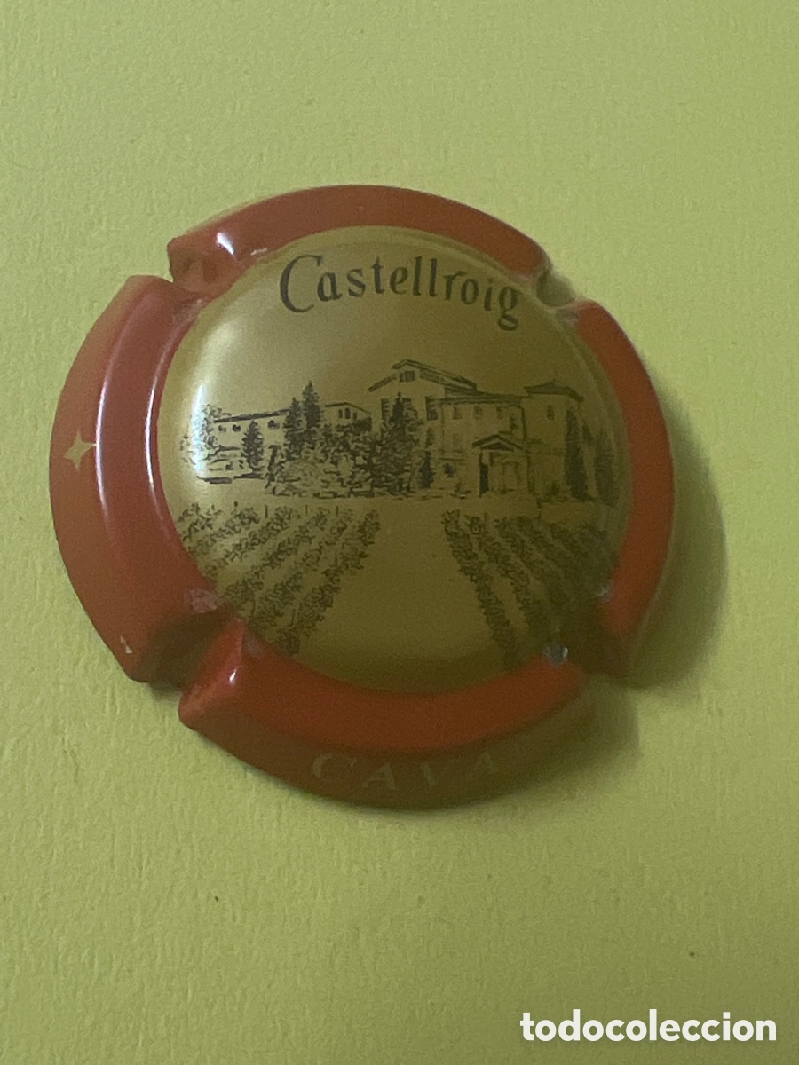 Coleccionismo de cava: A215. PLACA DE CAVA - Cavas Castellroig - Foto 1