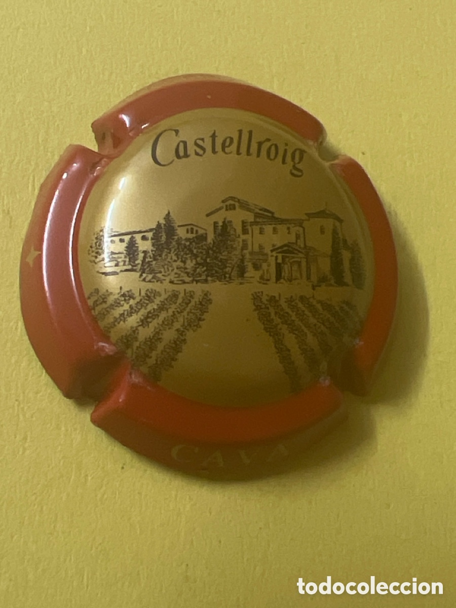 Coleccionismo de cava: A217. PLACA DE CAVA - Cavas Castellroig - Foto 1