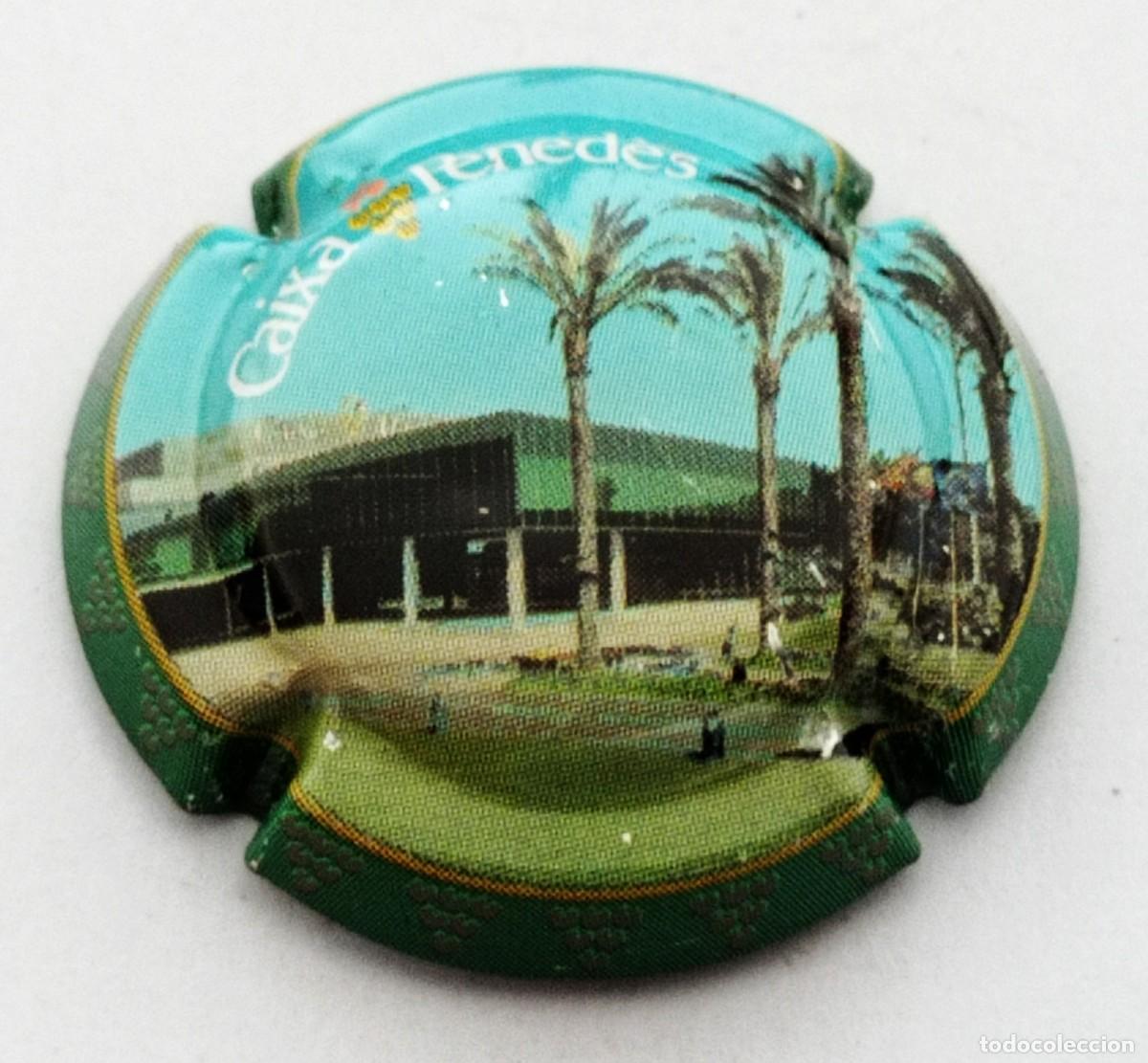 Coleccionismo de cava: PLACA CHAPA CAVA CAIXA PENED&Egrave;S - Foto 1