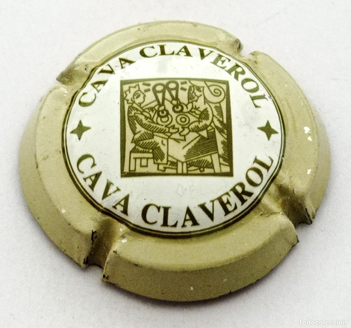 Coleccionismo de cava: PLACA CHAPA CAVA CLAVEROL - Foto 1