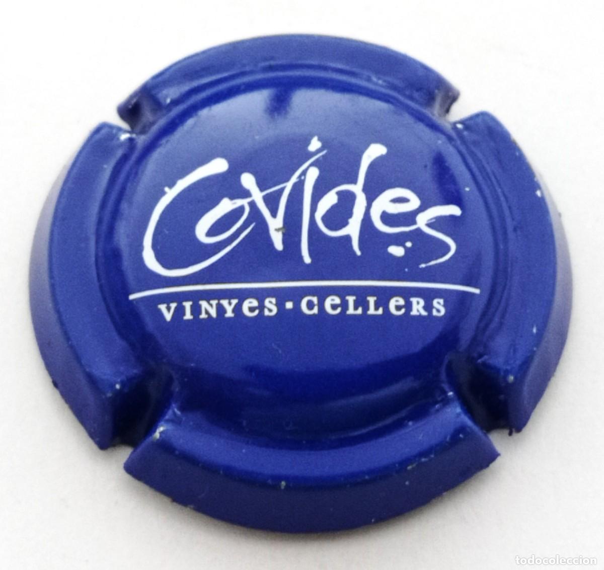 Coleccionismo de cava: PLACA CHAPA CAVA COVIDES - Foto 1