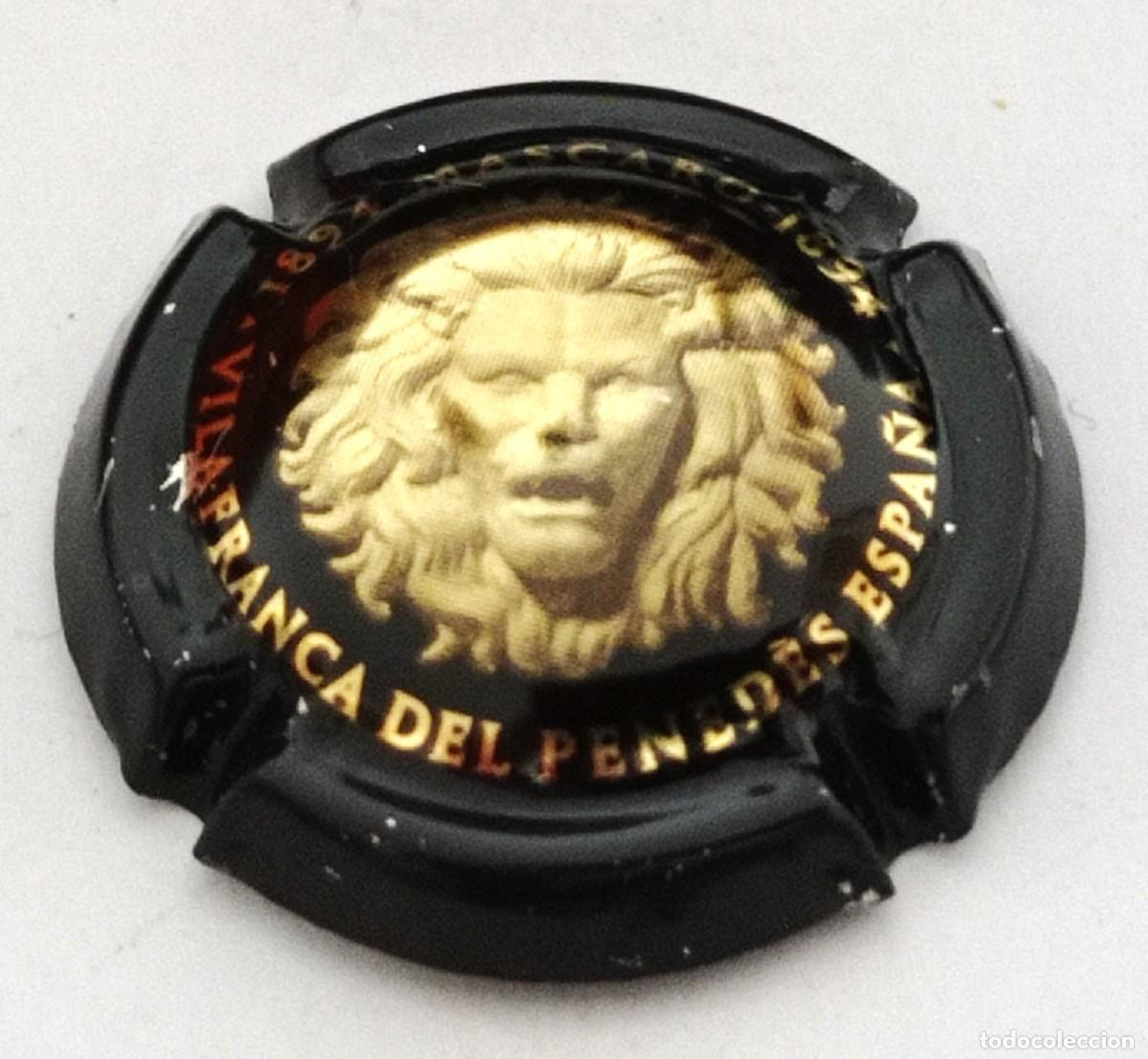 Coleccionismo de cava: PLACA CHAPA CAVA MASCAR&Oacute; - Foto 1