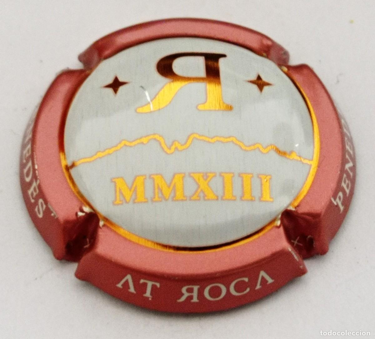 Coleccionismo de cava: PLACA CHAPA CAVA AT ROCA - Foto 1
