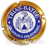 Coleccionismo de cava: PLACA CHAPA CAVA - TRIAS **t - Foto 1