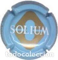 Coleccionismo de cava: PLACA CHAPA CAVA - SOLIUM ++s - Foto 1