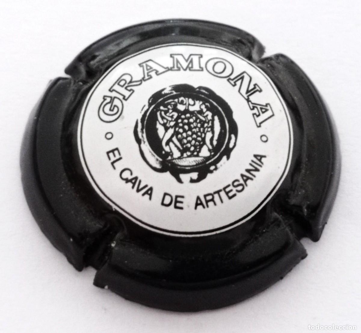 Coleccionismo de cava: PLACA CHAPA CAVA GRAMONA - Foto 1