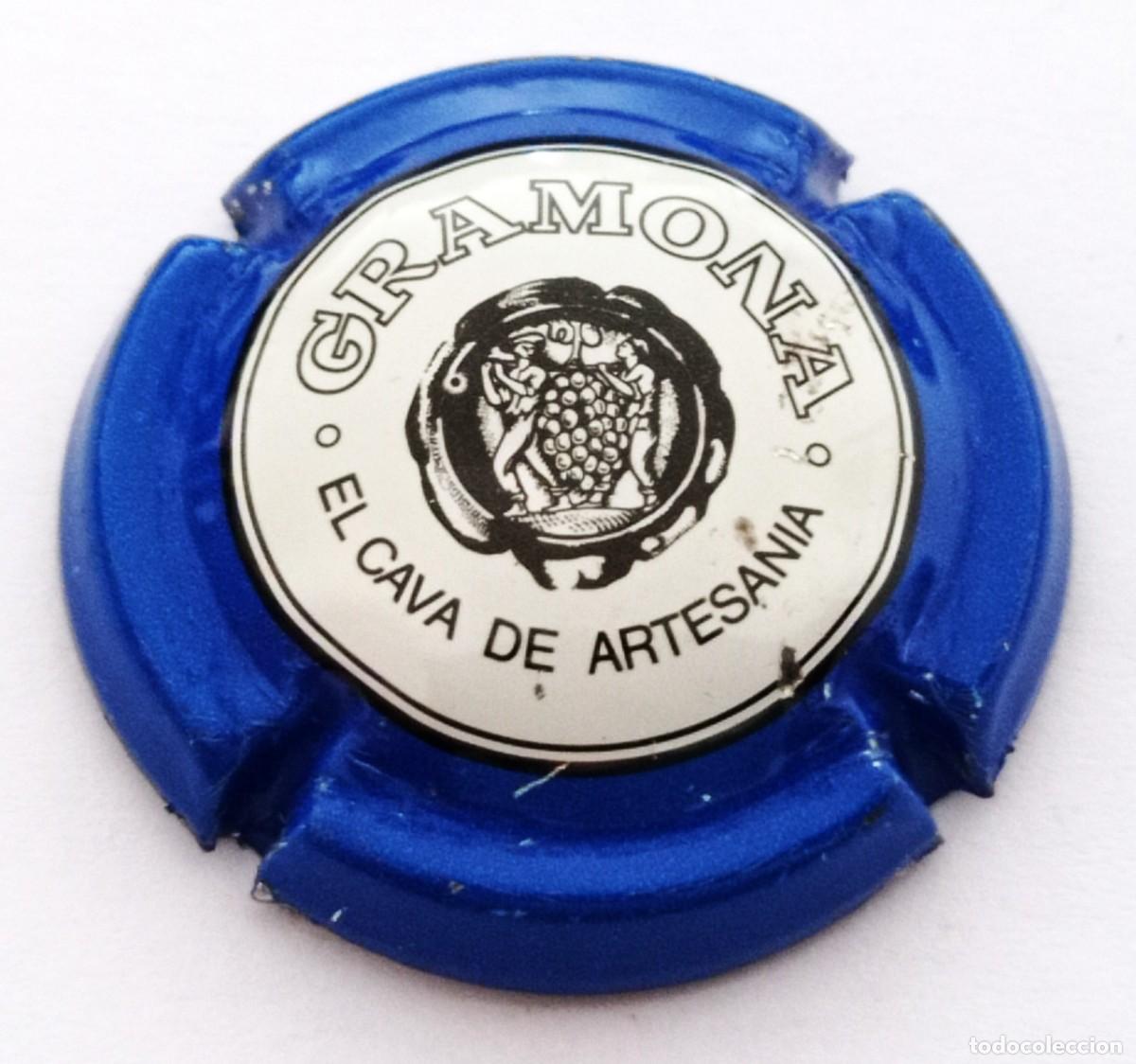 Coleccionismo de cava: PLACA CHAPA CAVA GRAMONA - Foto 1